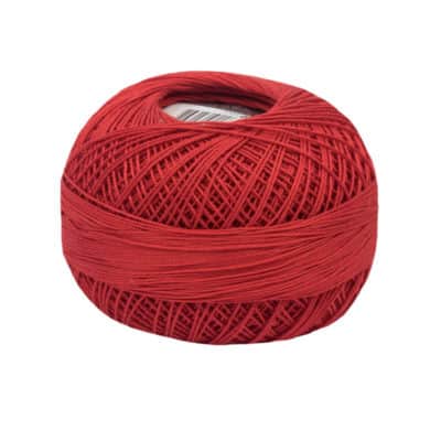 Lizbeth Crochet Thread Size 20 - Poppy Red 669