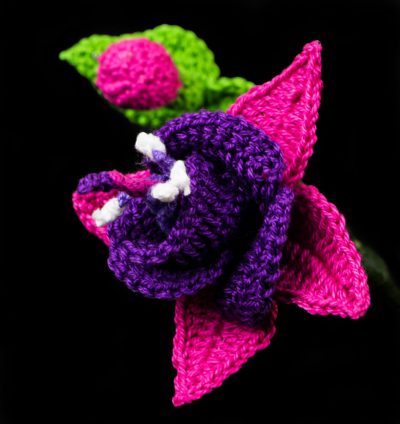 Fuchsia Flower Crochet Pattern