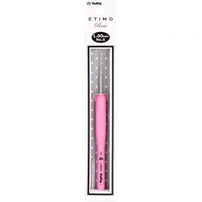 Tulip Etimo Rose Steel Crochet Hook - size 6-100mm