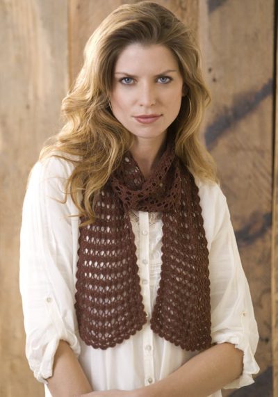 Sensational Lacy Scarf Free Crochet Pattern