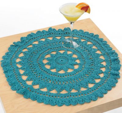 Mediterranean Surf Doily Free Crochet Pattern